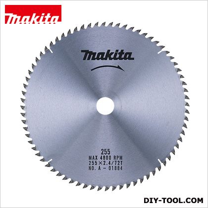 マキタ A-01884 大工仕事･軽銀用チップソー255MM×72P