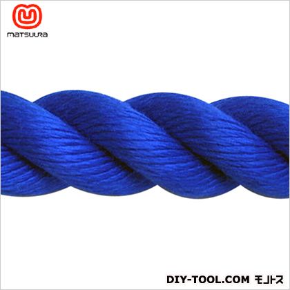 まつうら工業 PPスパンシーカラーロープ(3打ち)ドラム巻 36mm&times;20m 青 PP-SPAN-36X20-BLU-DR 20巻｜DIY FACTORY ONLINE SHOP