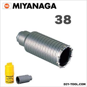 ミヤナガ ハンマー用コアビットボディ(カッター) 38mm MH38C 1