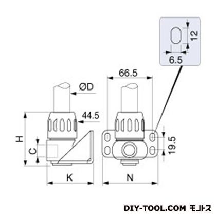 日東工器 アウトレットジョイント 奥行:82mm ALN-JO2504-1N 1点