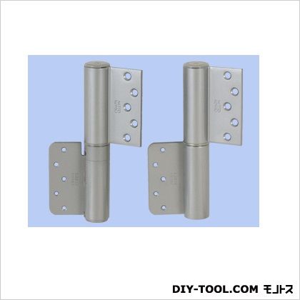 日東工器 オートヒンジ100続きもの左くい違い立ちふさがる規則体系付 しろがね色 122SL-T 1