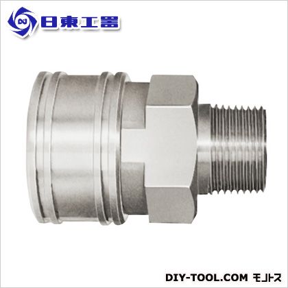 日東工器 TSPカプラ(ソケット・めおねじ取付け) SUS-6TSM-X100 1｜DIY FACTORY ONLINE SHOP