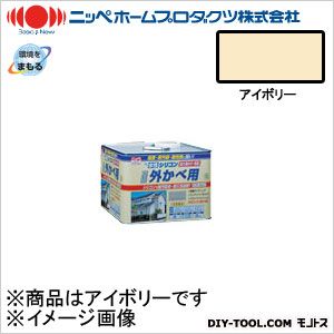 ニッペ 水性シリコン外かべ用8KG タイルベージュ :20230502185459