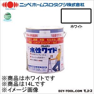 ニッペホーム 水溶性フレッシュでかい 白色 しろ 14l 17 Ice Org Br