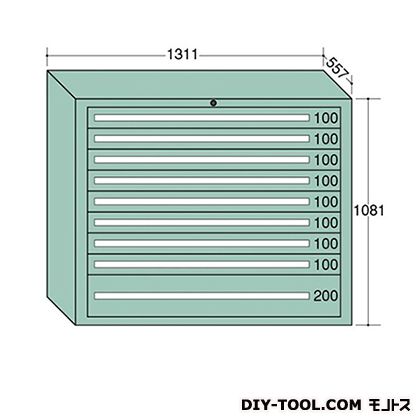 ※法人専用品※大阪製罐 ワイドキャビネット 幅×奥行×高さ:1311×557×1081mm 12-1006 1