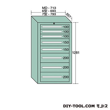 ※法人専用品※大阪製罐 標準尺度押し入れ 幅×奥ふかさ×高さ:793×557×1281粍 7-1208 1