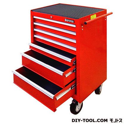 ハゼット　ロールキャブ HAZETハゼット <br>ダブルローラー式 6引出し<br>ロールキャブ(工具箱