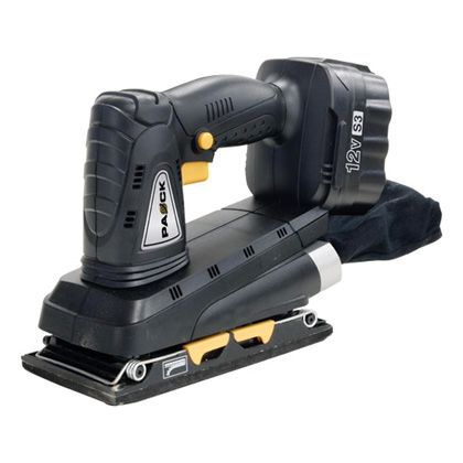 パオック 充電式木工用サンダ ブラック PMD-12WS 1点|DIY FACTORY ONLINE SHOP
