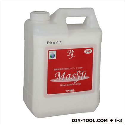 アールジェイ マシュー室内木部用上塗りえの具 4L つや皆無 MB-04 1