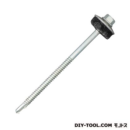 サンコーテクノ ステンレス製カバードリルスクリュー 六角頭 6X115mm SCR-6115N 100本