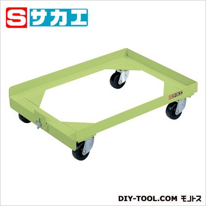 サカエ入れもの手押し車(天然ゴムキャスター遣りかた)S3DG
