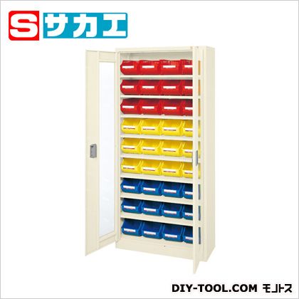 サカエコンテナラックケース･扉付象牙色SCR18BDI