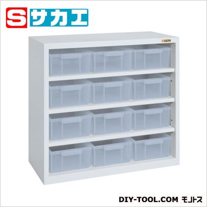 サカエコンテナラック･透明コンテナ付グレーSCR95D｜DIY FACTORY ONLINE SHOP