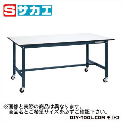 サカエ軽量作業台SELタイプ(移動式)カラー:ダークグレー、天板カラー:グレーSEL1560PR