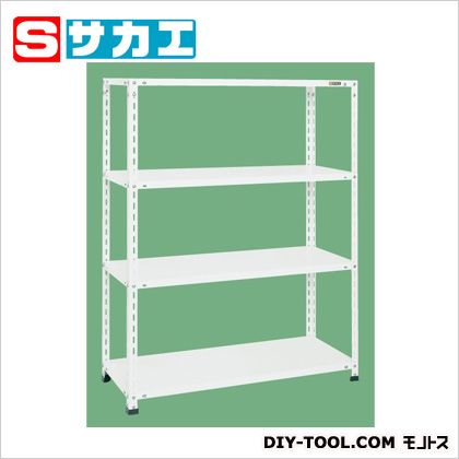 サカエショップラック(均等耐荷重:80kg/段･4段タイプ)ホワイトSHR2124P｜DIY FACTORY ONLINE SHOP