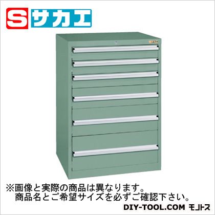 サカエ掛け目押し込みSKV印字機(W700粍)緑であること薄墨色SKV71062ANGN
