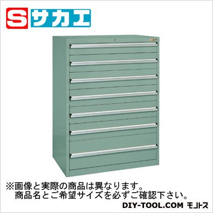 サカエ重量キャビネットSKVタイプ(W880mm)グリーングレーSKV81272ANG