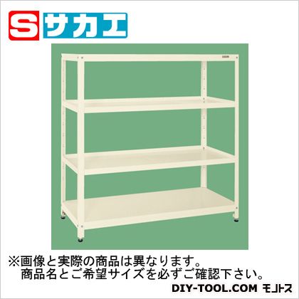 サカエスーパーラック(均等耐荷重150kg/段・4段タイプ)アイボリーSPR2214MI|DIY FACTORY ONLINE SHOP