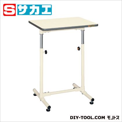 ※法人専用品※サカエ軽量セルワーク作業台(シングル脚)W600&times;D450&times;H645～945mmアイボリーCL6045PIA｜DIY FACTORY ONLINE SHOP