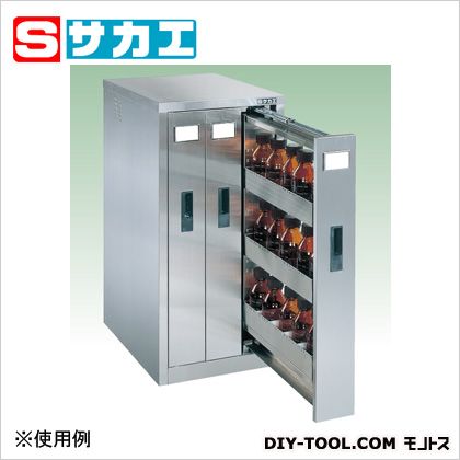 サカエステンレス薬品保管庫(バーチカルタイプ)ステンレスSU3BS|DIY FACTORY ONLINE SHOP