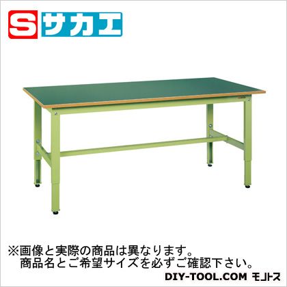 サカエ軽量高さ調整作業台TKK6タイプグリーンTKK6129F