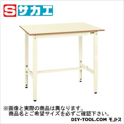 サカエ軽量高さ調整作業台TKK8タイプアイボリーTKK8127PI|DIY FACTORY ONLINE SHOP