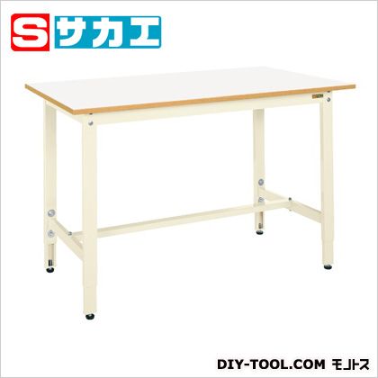 サカエ軽量高さ調整作業台TKK8タイプアイボリー、天板カラー:ホワイトTKK8157FIV｜DIY FACTORY ONLINE SHOP