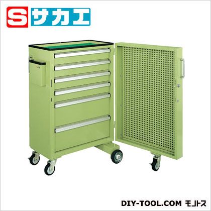 サカエキャビネットワゴンスイングドア付CWSD1N
