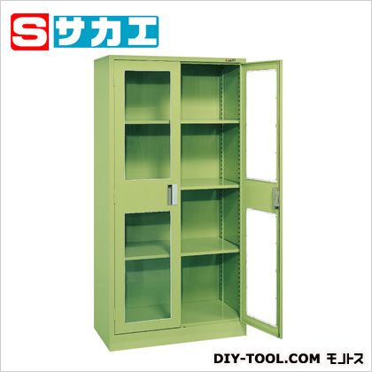 サカエ大型保管庫(アクリル扉 棚板3段)KU81M｜DIY FACTORY ONLINE SHOP
