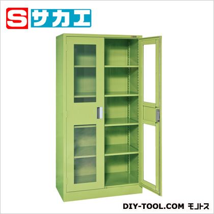 サカエ大型保管庫(アクリル扉 棚板4段)KU81M4