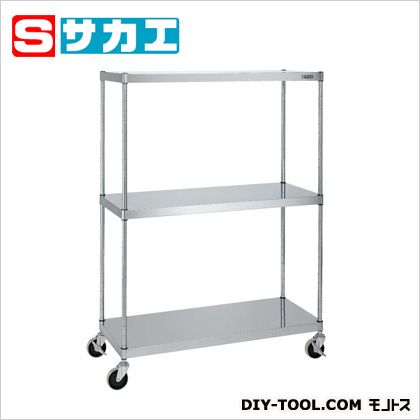 サカエステンレスニューパールラックワゴン(移動式･SUS304)ステンレスNPR2113RSU｜DIY FACTORY ONLINE SHOP