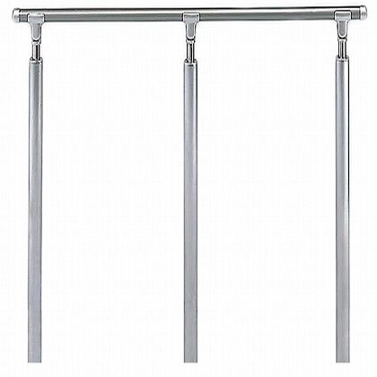 ※法人専用品※シロクマ アプローチ手摺 埋込み式 2000m/m シルバー/HL AP-141U 1組｜DIY FACTORY ONLINE SHOP