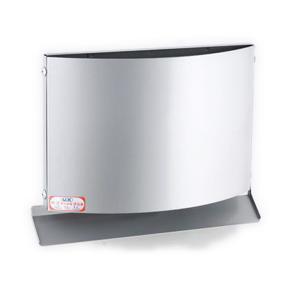 宇佐美工業 ステンレス製W型フード付きガラリ FDタイプ メタリックグレー UK-WEV150BFD-MG 1