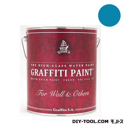 ビビットヴアン グラフィティーペイントウォール\u0026アザーズ 4L Turquoise Blues GFW-19