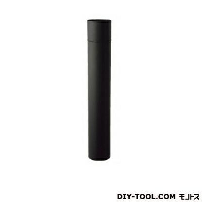 スノーカモシカ 黒耐熱ステンレス直筒120 外径120mm/全長910mm(有効830mm)/厚み0.3mm D-005