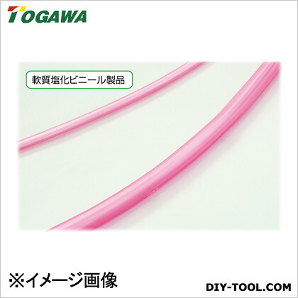 十川産業 耐油チューブ 4×7 ピンク 1
