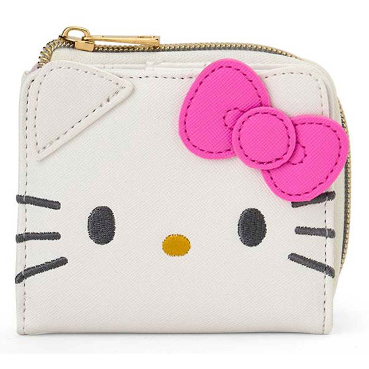 楽天市場】花山[かざん] キティちゃん 金襴 レザーコインジップ