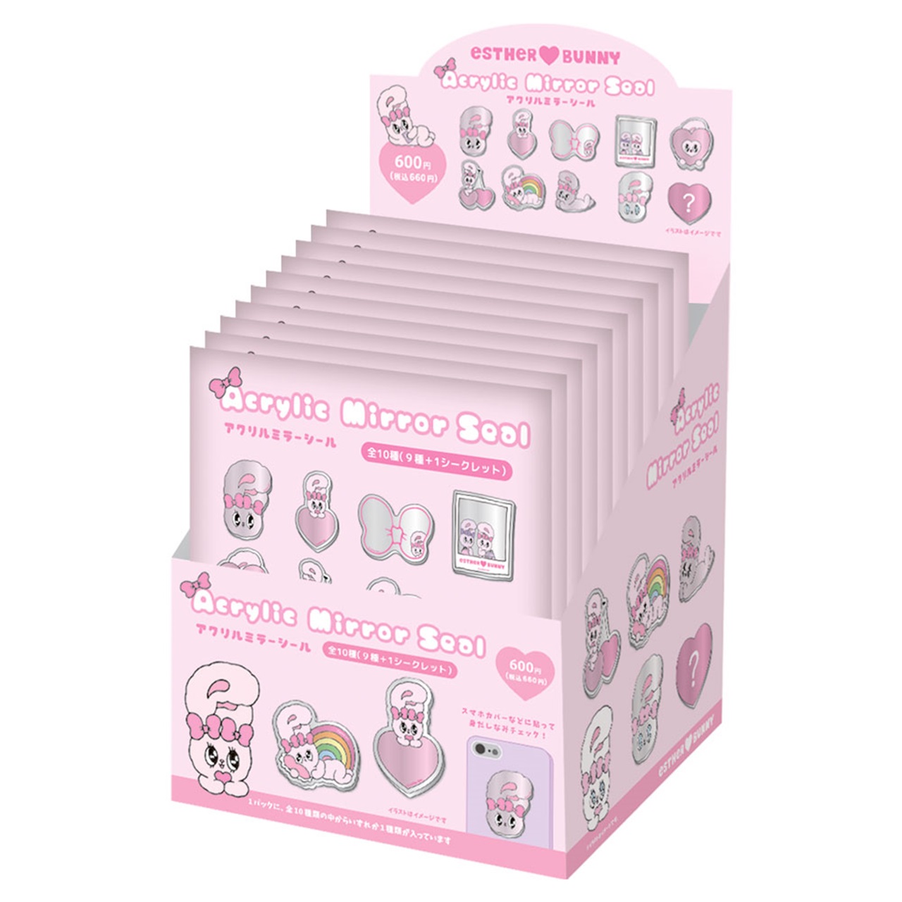 【ロット販売】 【10入】 エスターバニーシークレットアクリルミラーシール単品(TD) 4,818円