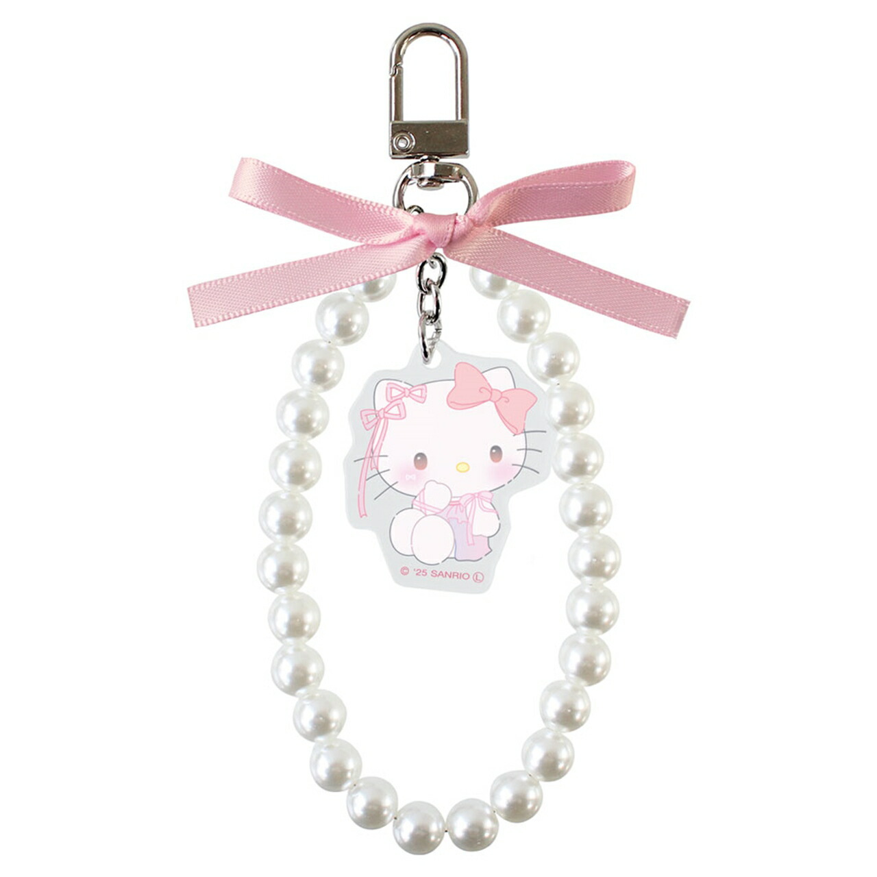 楽天市場】ハローキティ リボンパールキーチェーン 254385 バレエコア