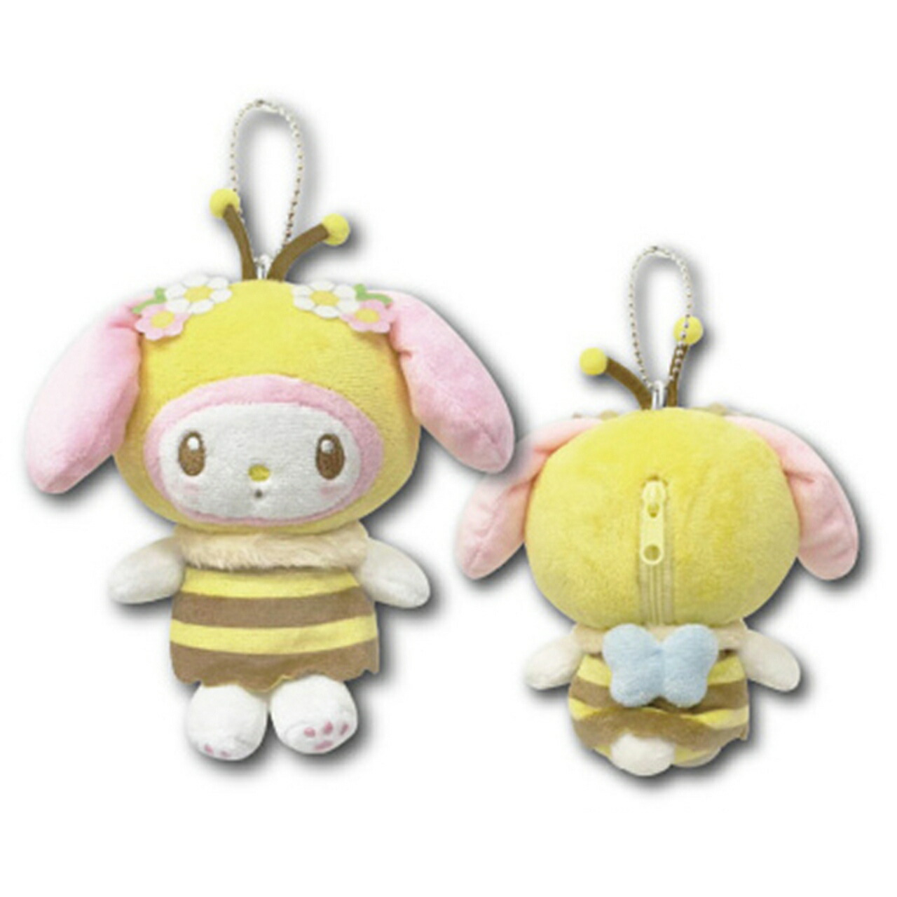 楽天市場】ハローキティ マスコットポーチ ミツバチ 164747