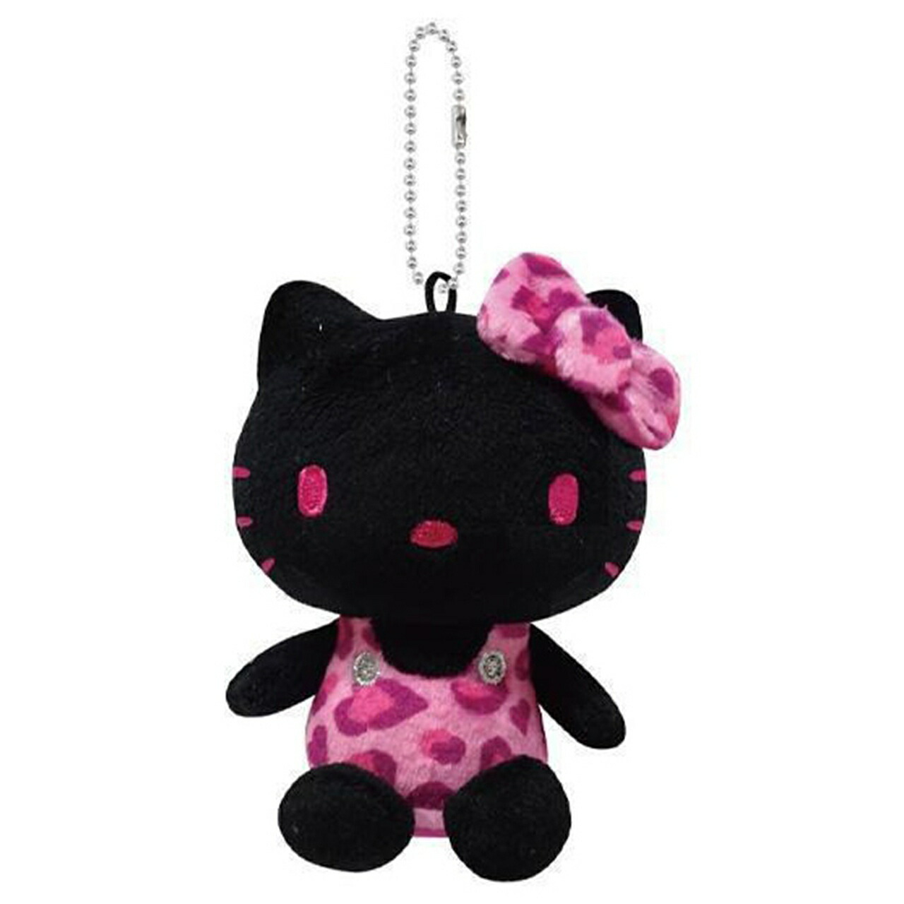 サンリオ　ハローキティ　ブラックエンジェル　ヒョウ柄　キーホルダーセット ハローキティ ヒョウ柄シリーズ ブラック - メルカリ