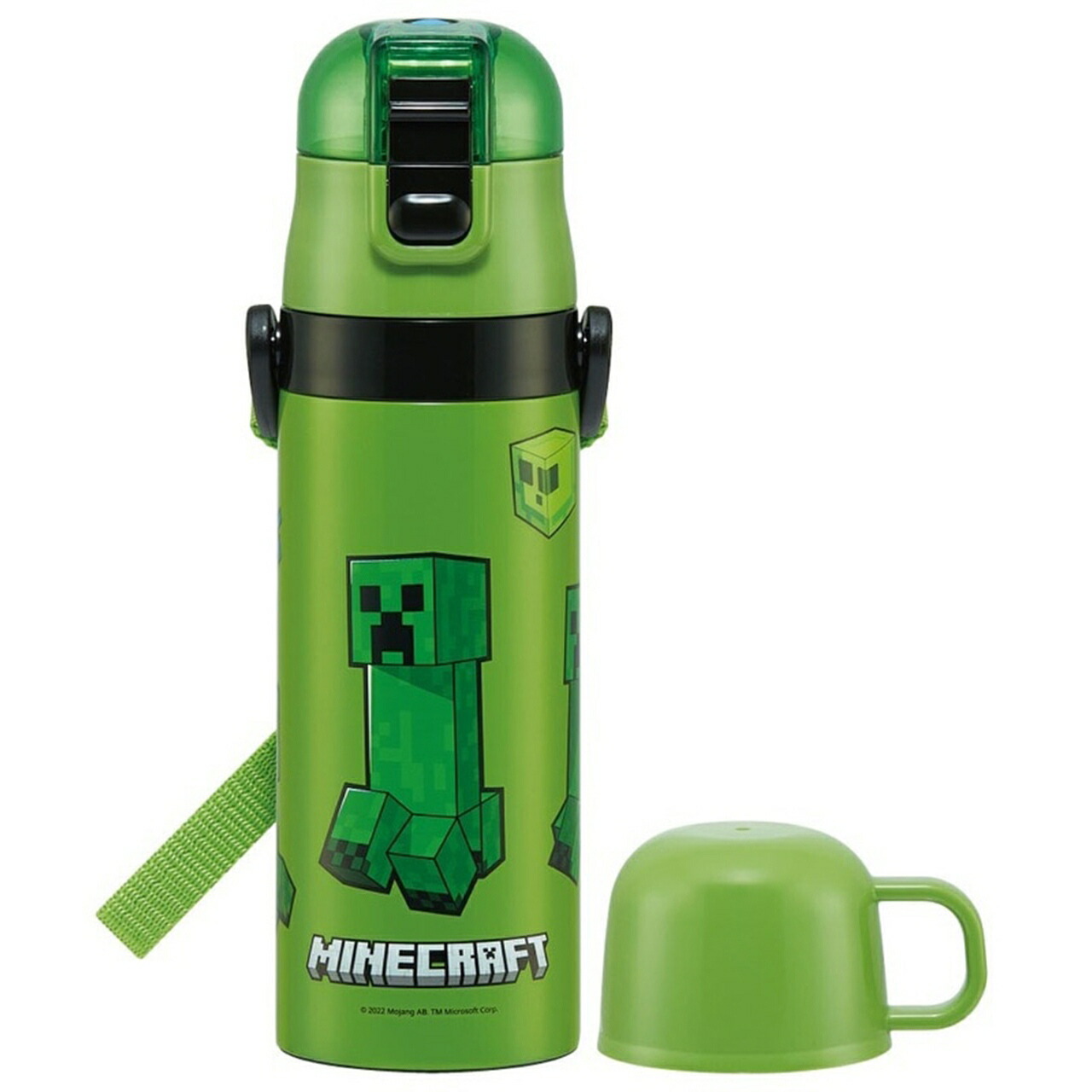 楽天市場】マインクラフト 超軽量 コンパクト2WAYステンレスボトル