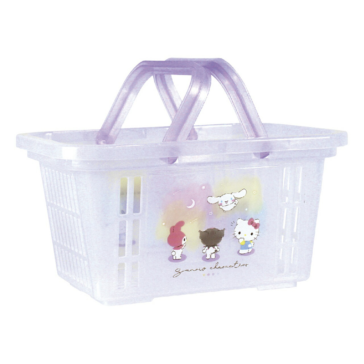楽天市場】サンリオキャラクターズ「クリアミニキャラバスケット