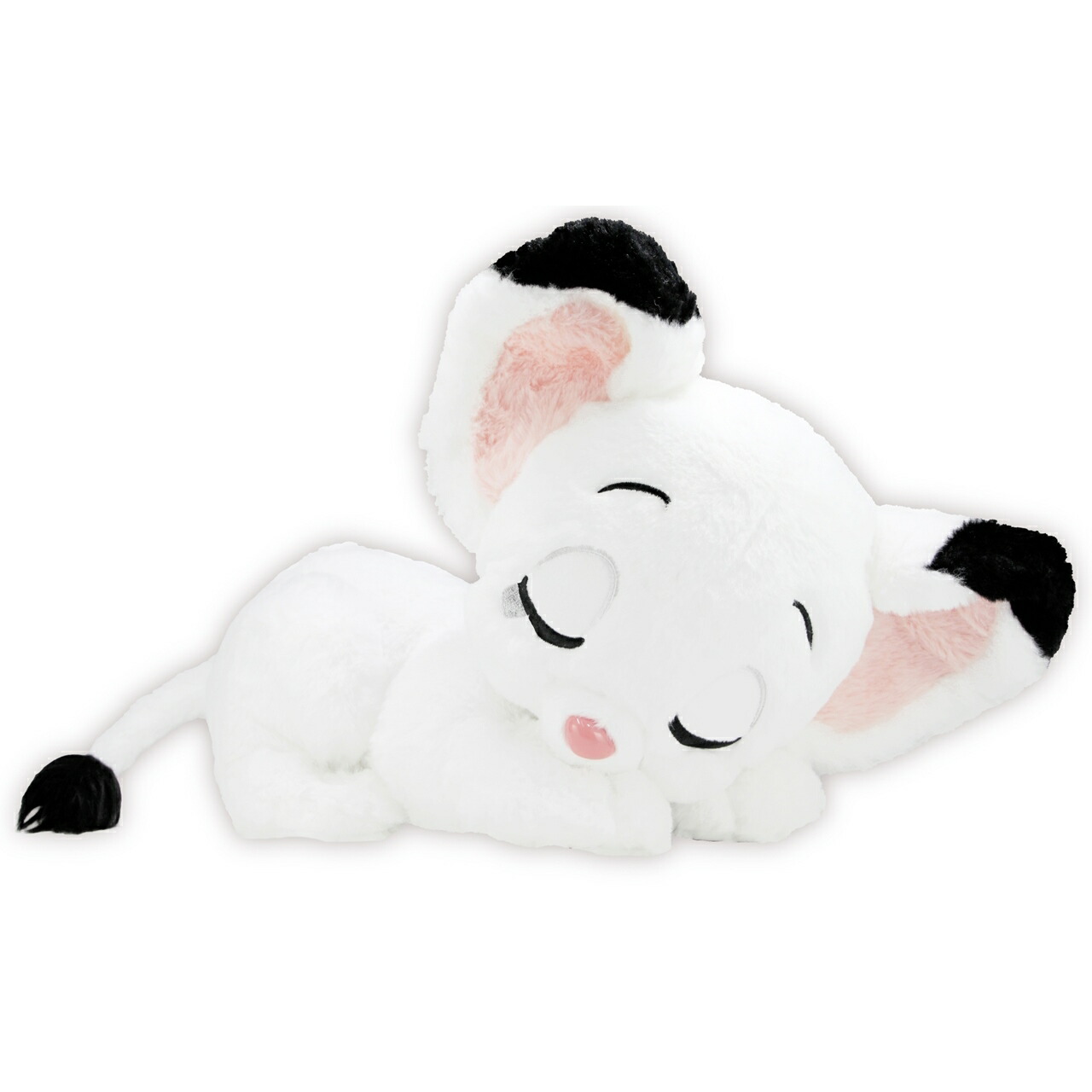 ジャングル大帝ぬいぐるみ(毛長)L 幼少期レオ/おやすみ画像