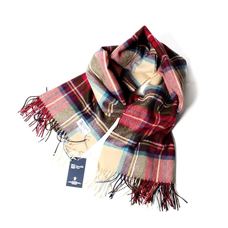 完売希少★日本別注★新品 ジョンストンズ 大判ストール ブロックチェック 楽天市場】Johnstons ジョンストンズ Cashmere Tartans カシミヤ
