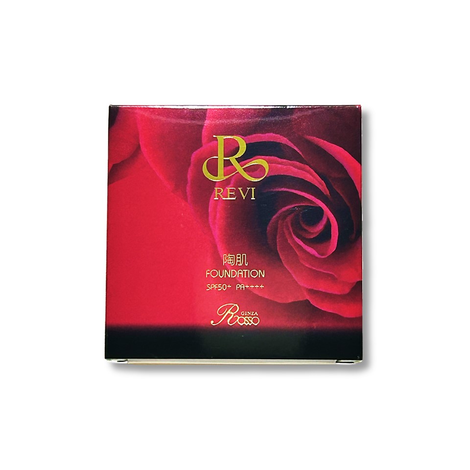楽天市場】ルヴィ 陶肌 ファンデーション ピンクラメ 15g REVI : Ace