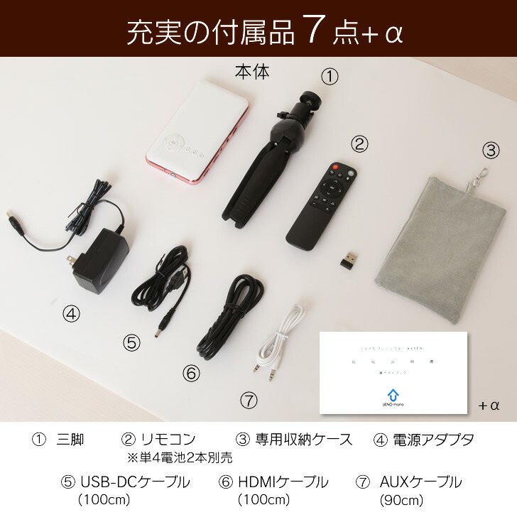 プロジェクター KABENI カベーニ 小型 軽量 Bluetooth Wifi
