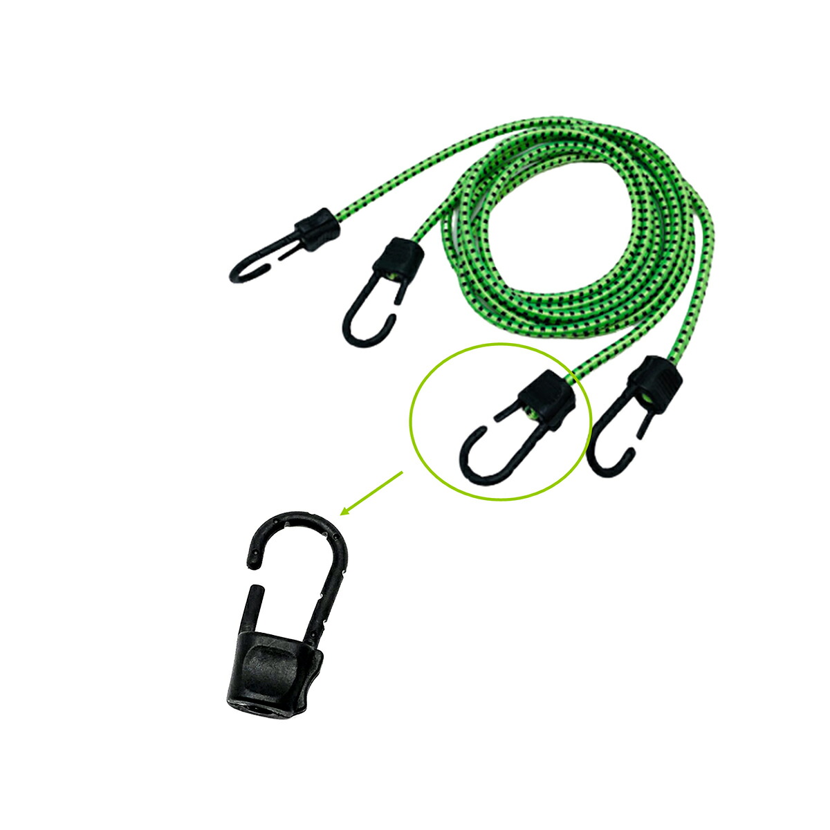 楽天市場 マラソン限定 倍ポイントバック Hippo 8本入り 多機能 万能荷締めベルトセット ゴムロープ 安全フック 弾性ロープ キャンプ縄 キャンプ用アクセサリー 多用途 車用 自転車 台車 オートバイ 荷物 固定 伸縮性 台湾直送 Tv07 Tw Direct