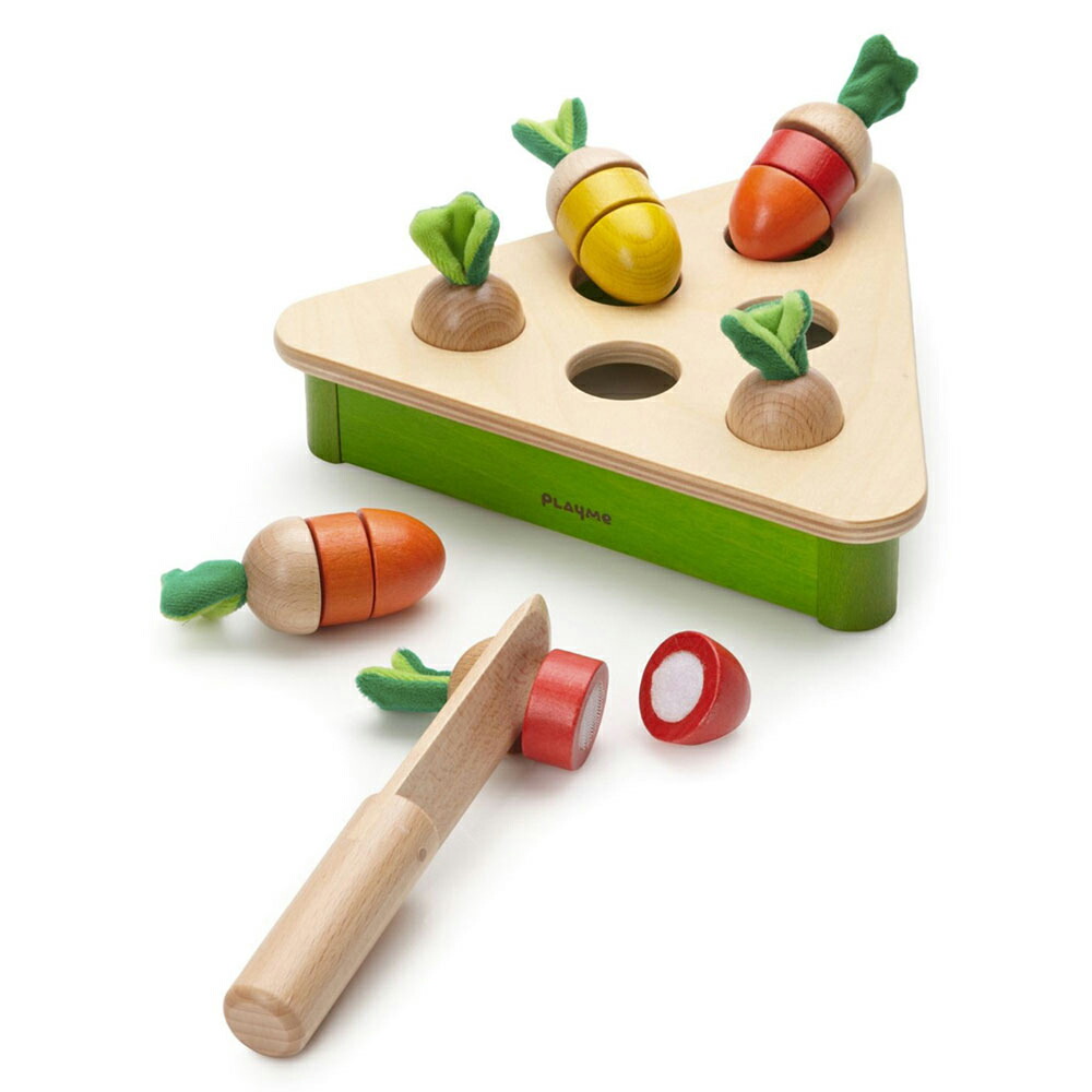 特集限定15 オフクーポン対象 ニンジン抜き 木のおもちゃ 木製おもちゃ 知育玩具 幼児 男の子 女の子 おうち遊び 室内 切る遊び ままごと遊び おままごと ごっこ遊び お料理 子供 キッズ 誕生日 プレゼント Playme 台湾直送 Umu Ac Ug