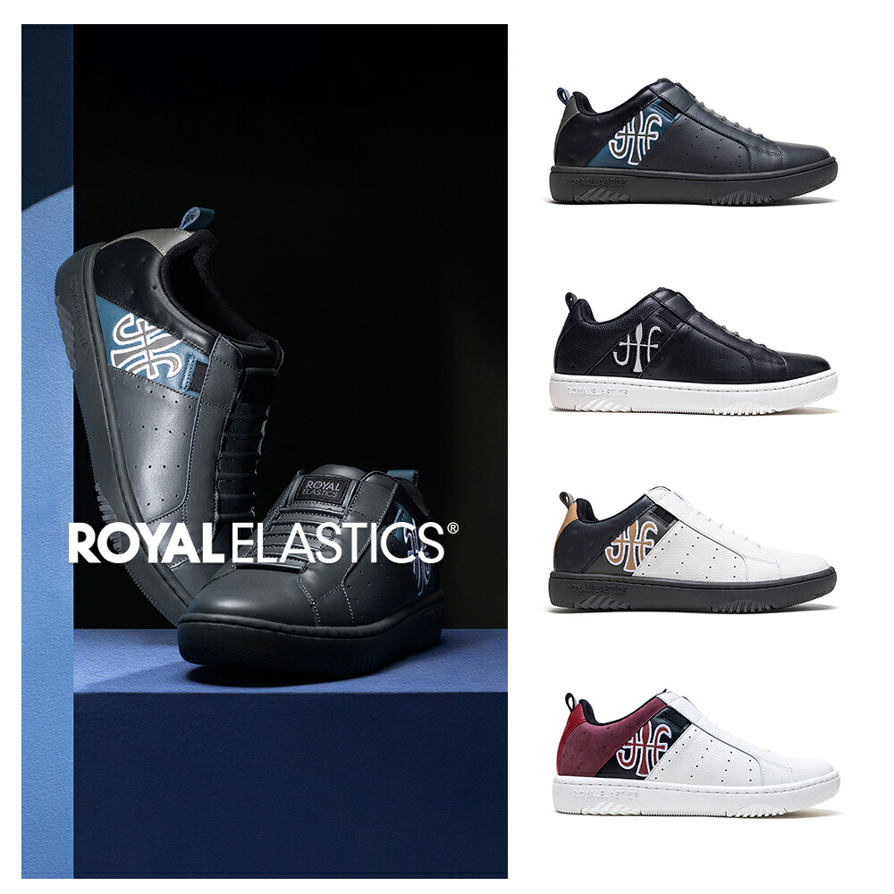 【20%OFFクーポン&ポイント5倍】Royal Elastics ICON 2.0 無鞋帶 スニーカー メンズ 牛革 本革 軽量 クッション性 カジュアル シンプル 4色展開【Royal Elastics】【台湾直送】【送料無料】